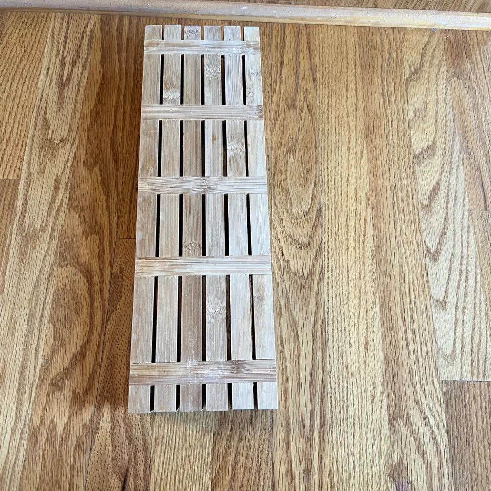 In Drawer Knife Storage Wood Block Organizer 16 Slot - Picture 3 of 8